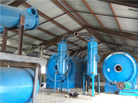 waste plastic recycling plant