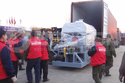 Paper Tray Machine Shipped to Peru