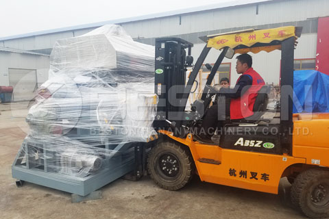 Shipment of Paper Tray Making Machine